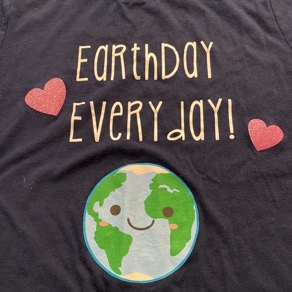 Wonder Nation Big Girls Graphic Heart Dress + Long&Short Sleeve Tees bundle - Picture 8 of 11